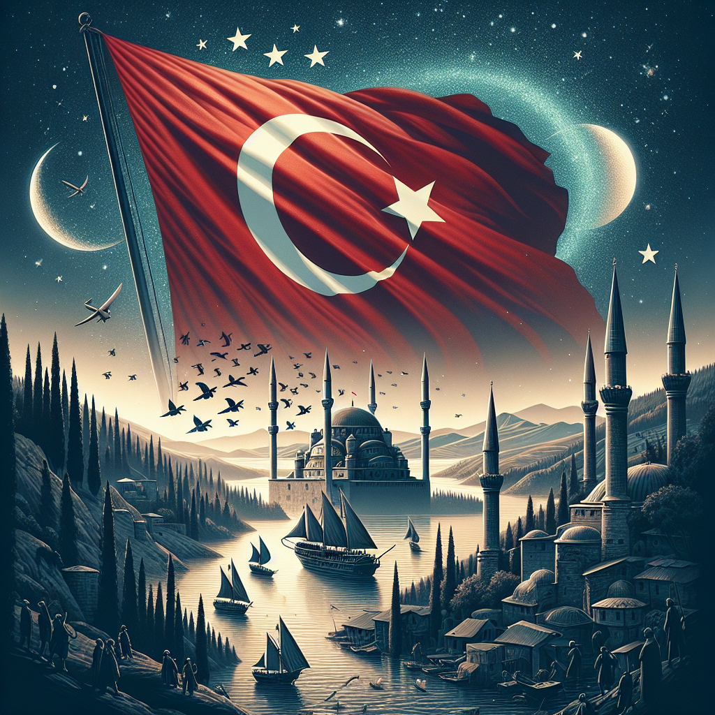 Türk Bayrağındaki Ay ve Yıldız Nereden Geliyor ? İşte Şanlı Türk Bayrağımızın Tarihi